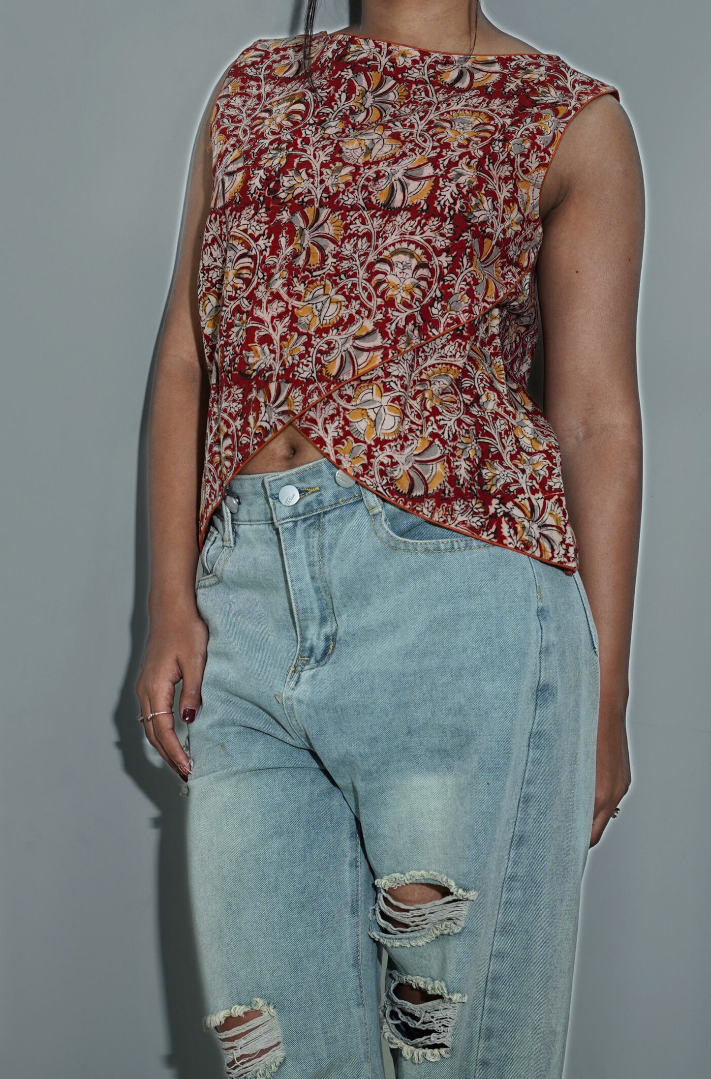 Brick Red Two Way Top