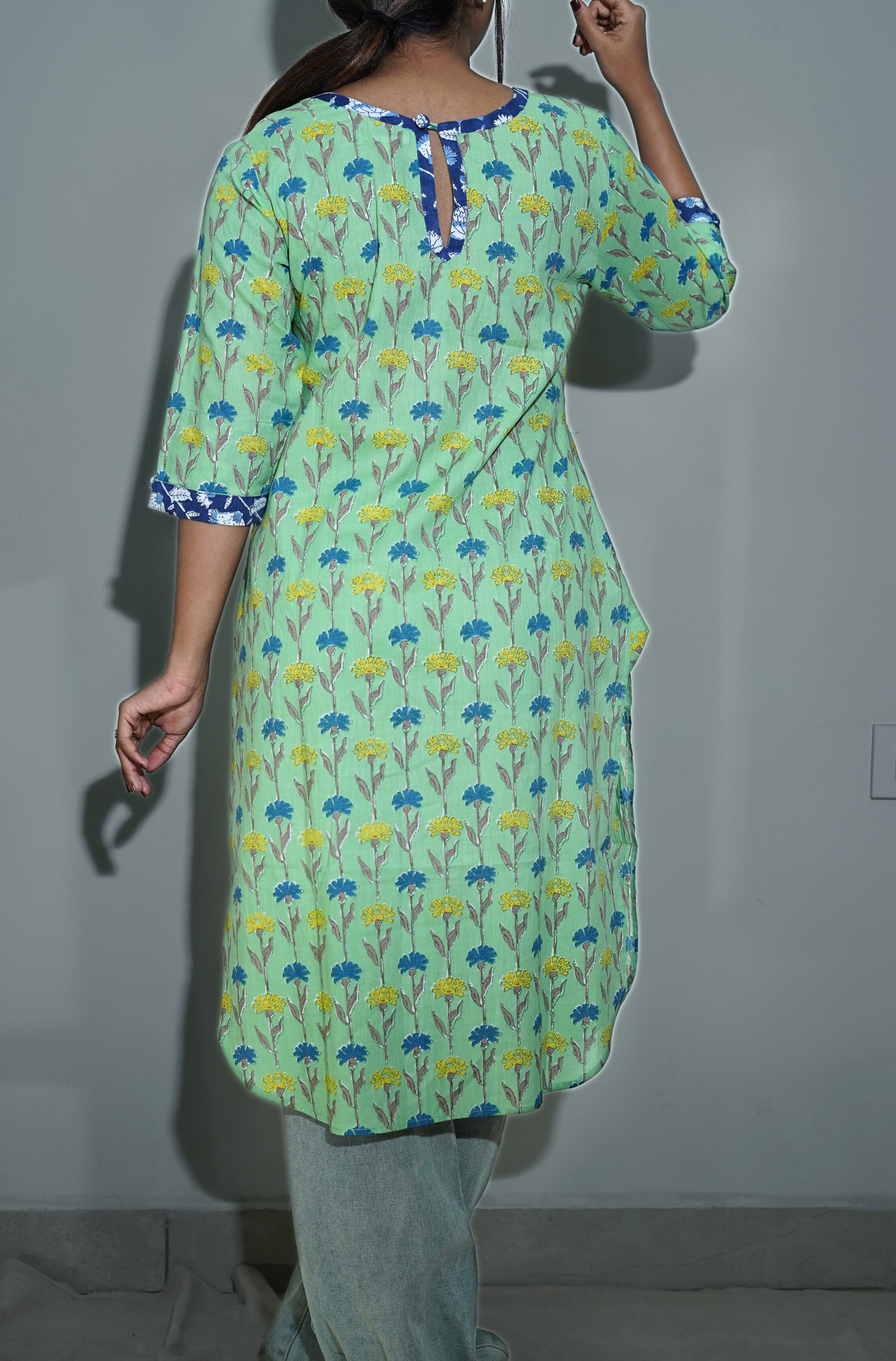 Green Comfort fit Kurta