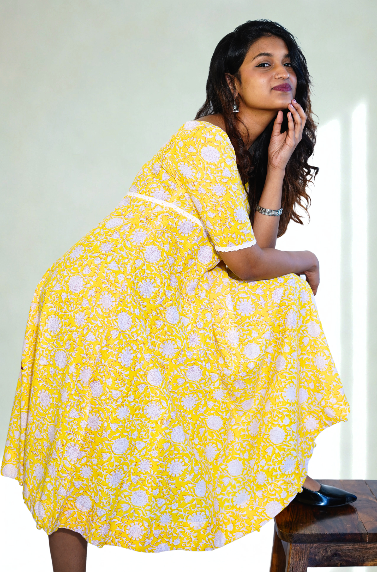 Morning Marigold Yellow Day dress