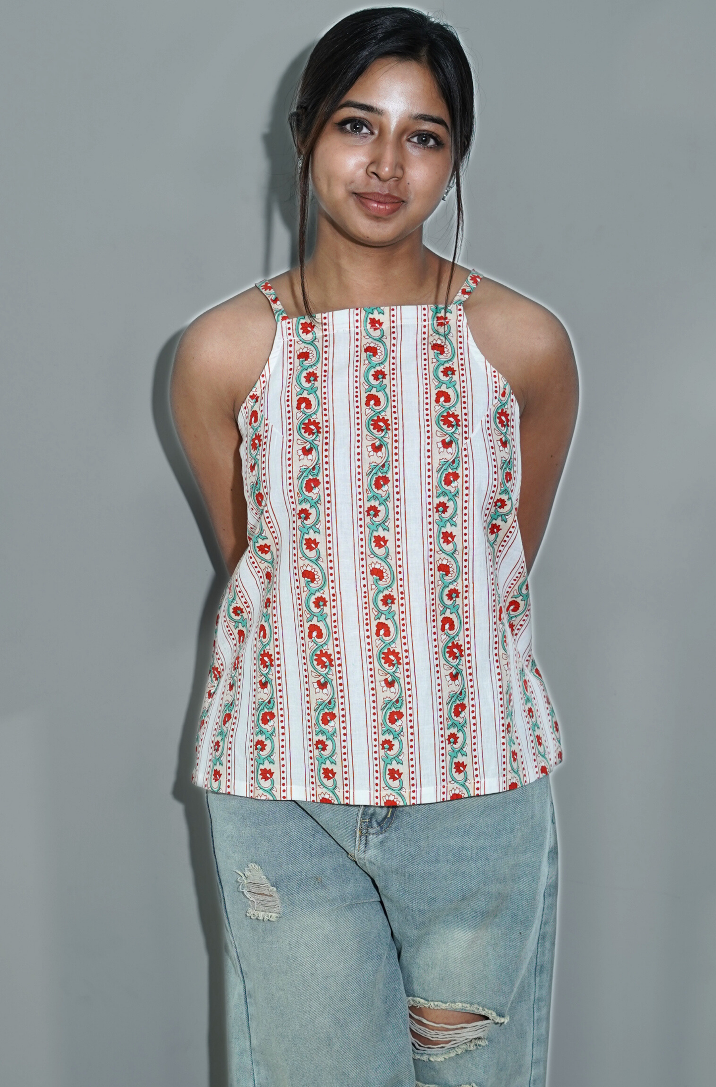Ivory Strappy Top
