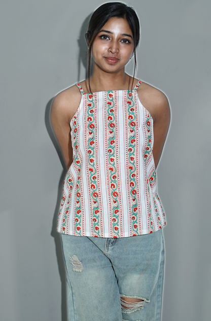 Ivory Strappy Top