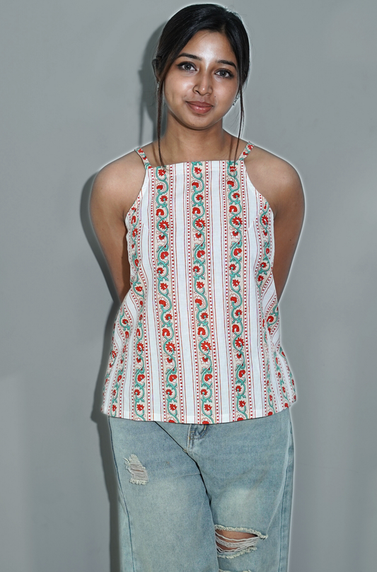Ivory Strappy Top