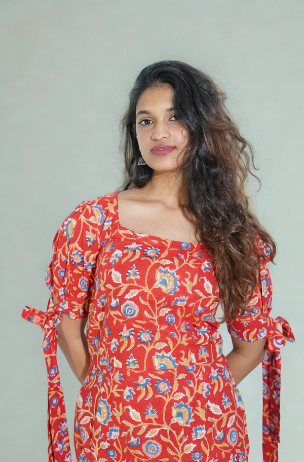 Red Mermaid fit dress