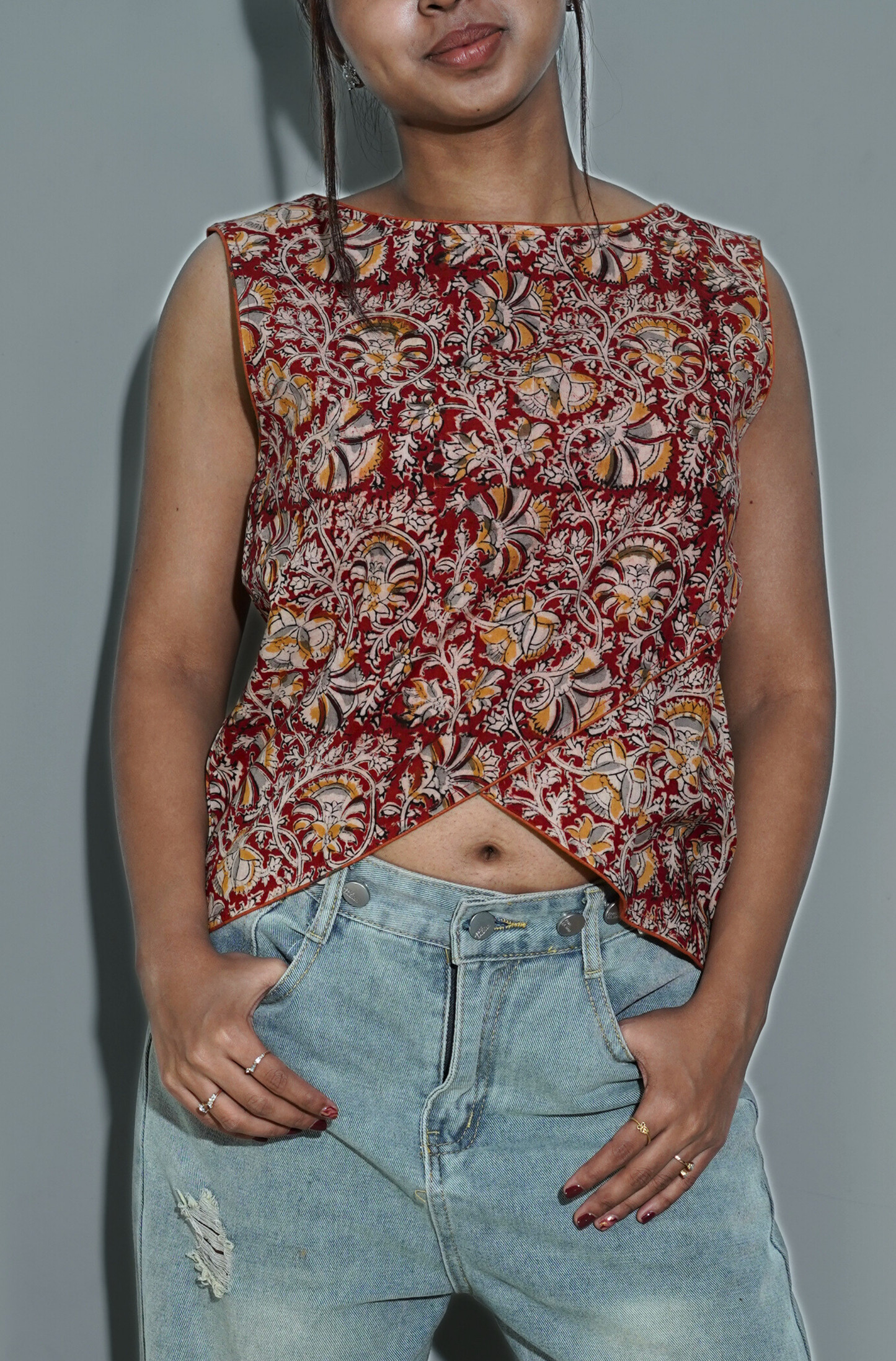 Brick Red Two Way Top