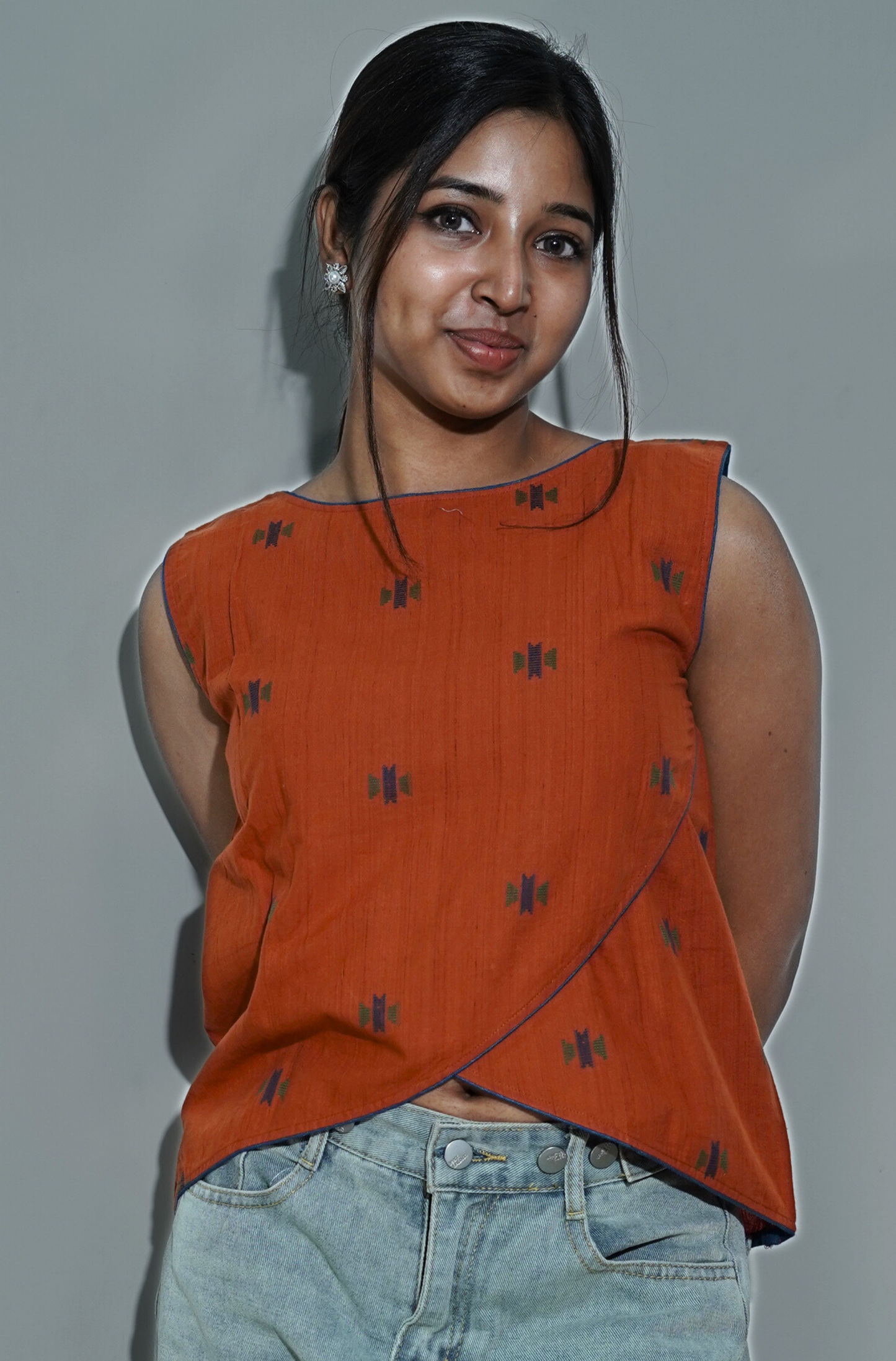 Rust Red Two Way Top
