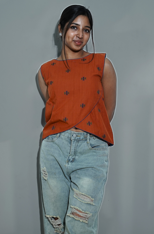 Rust Red Two Way Top