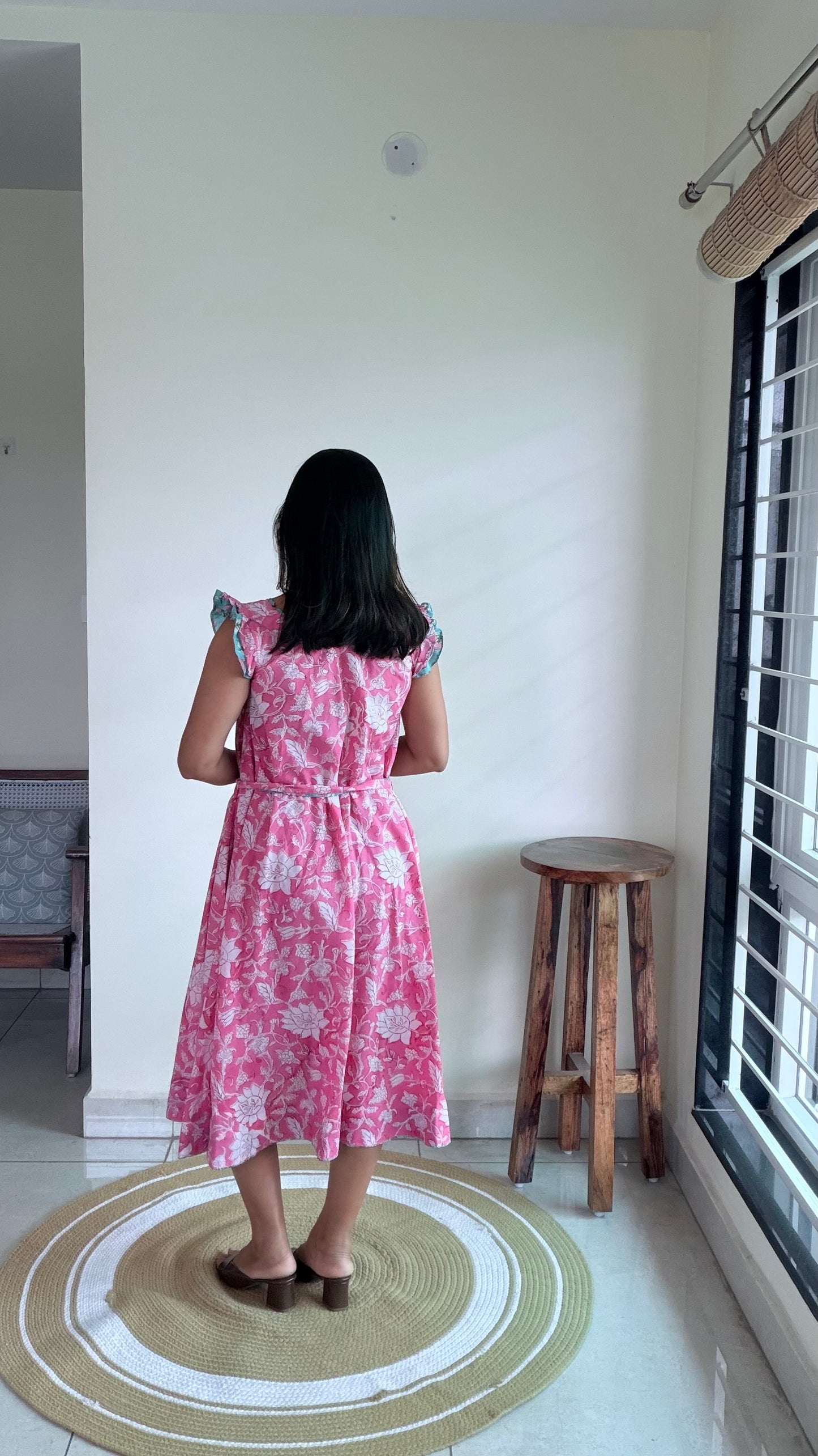 PINK FLARE DRESS
