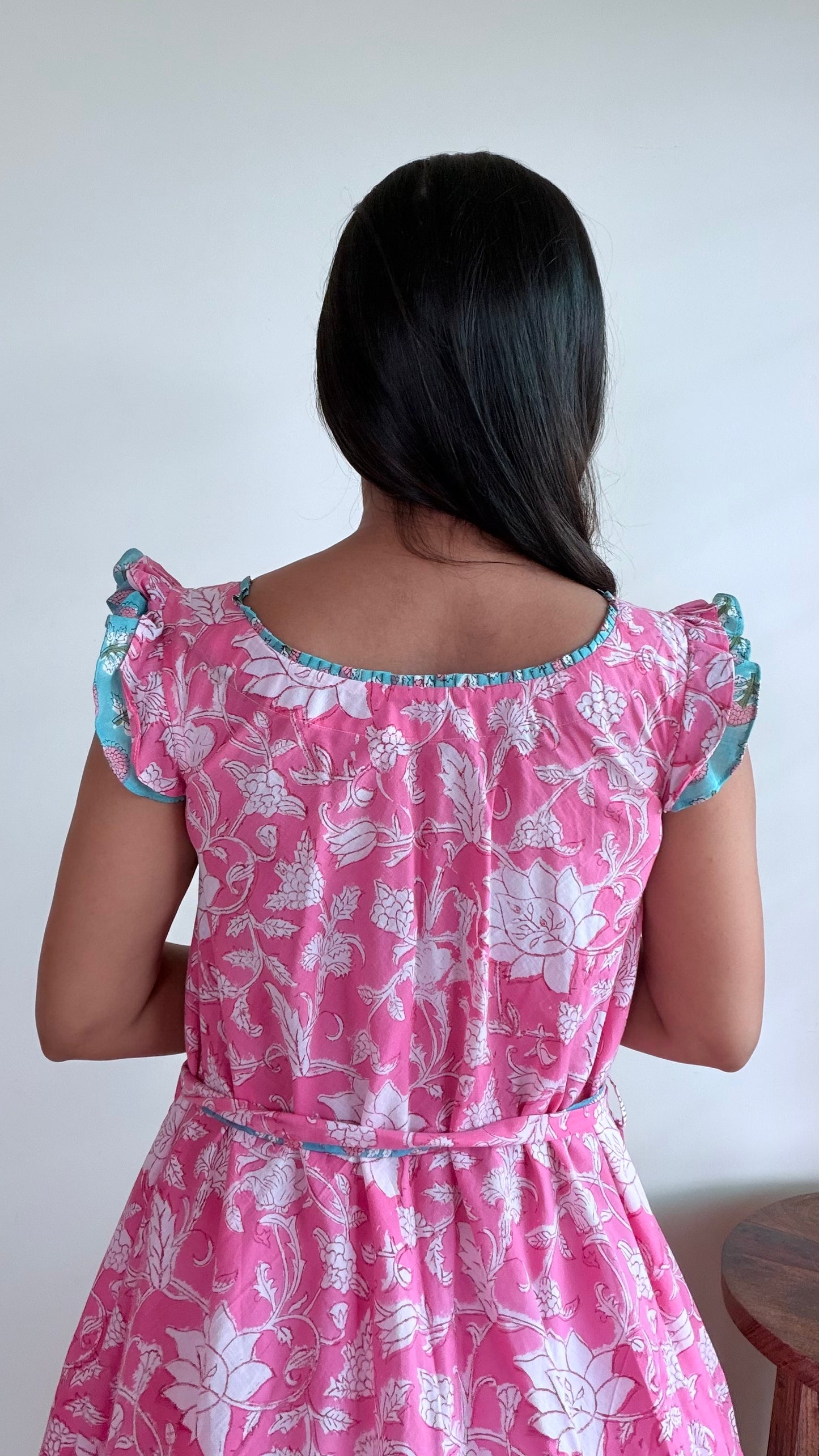 PINK FLARE DRESS