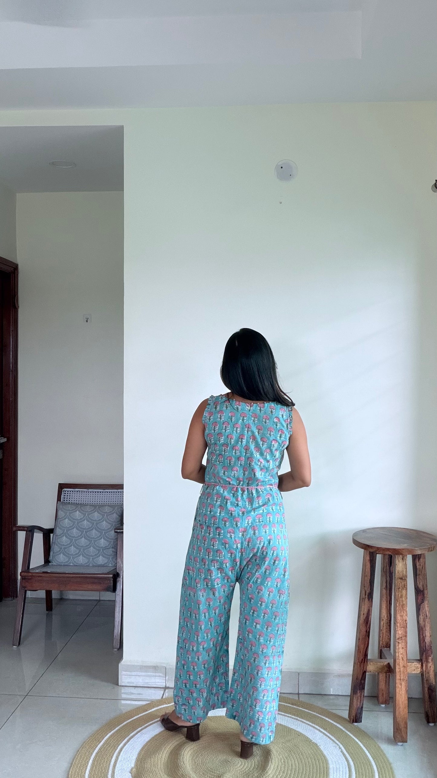 BLUE COTTON OVERALLS