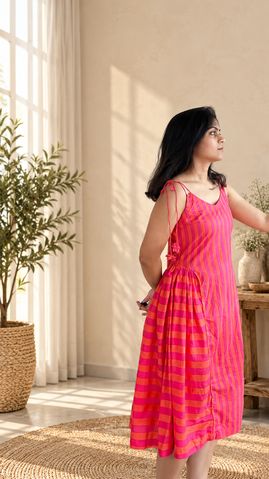 Pop Pink Tassel dress